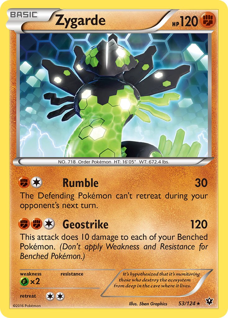 Zygarde (53/124) (Theme Deck Exclusive) [XY: Fates Collide] | Rock City Comics