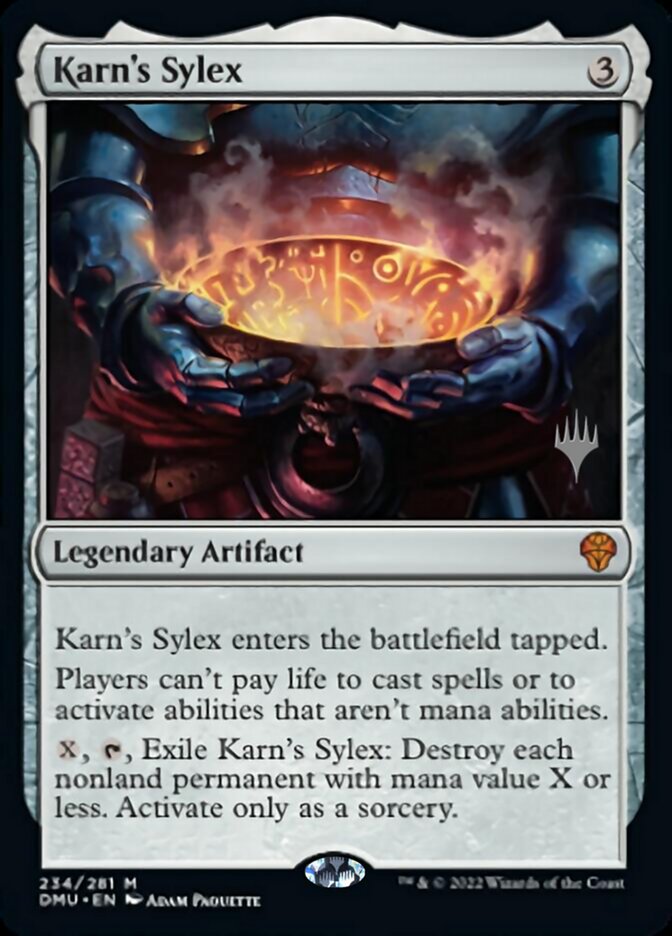 Karn's Sylex (Promo Pack) [Dominaria United Promos] | Rock City Comics