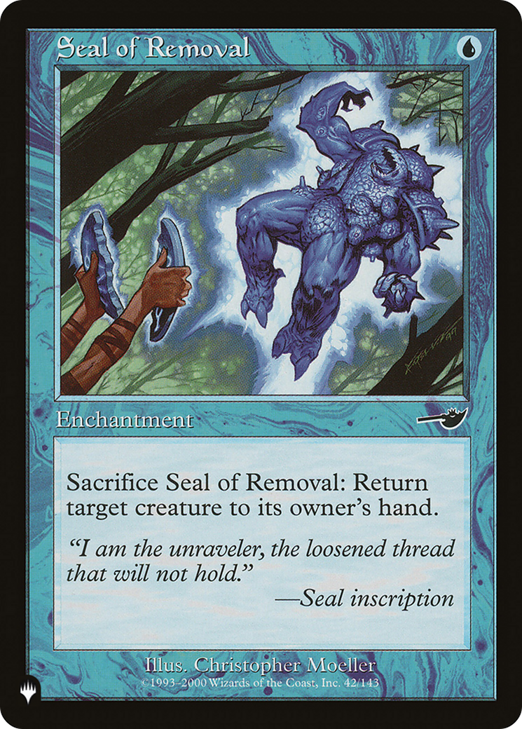 Seal of Removal [The List Reprints] | Rock City Comics