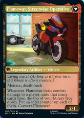 Flamewar, Brash Veteran // Flamewar, Streetwise Operative [Transformers] | Rock City Comics