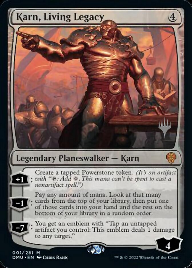 Karn, Living Legacy (Promo Pack) [Dominaria United Promos] | Rock City Comics