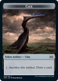 Clue // Golem Double-Sided Token [Double Masters Tokens] | Rock City Comics
