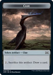 Clue // Golem Double-Sided Token [Double Masters Tokens] | Rock City Comics