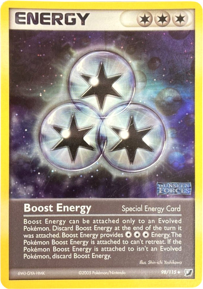 Boost Energy (98/115) (Stamped) [EX: Unseen Forces] | Rock City Comics