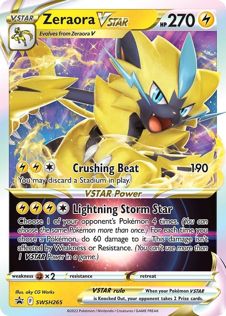 Zeraora VSTAR (SWSH265) [Sword & Shield: Black Star Promos] | Rock City Comics