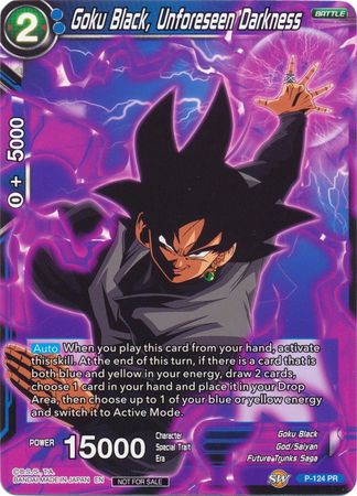 Goku Black, Unforeseen Darkness (Regional Championship 2020) (P-124) [Tournament Promotion Cards] | Rock City Comics