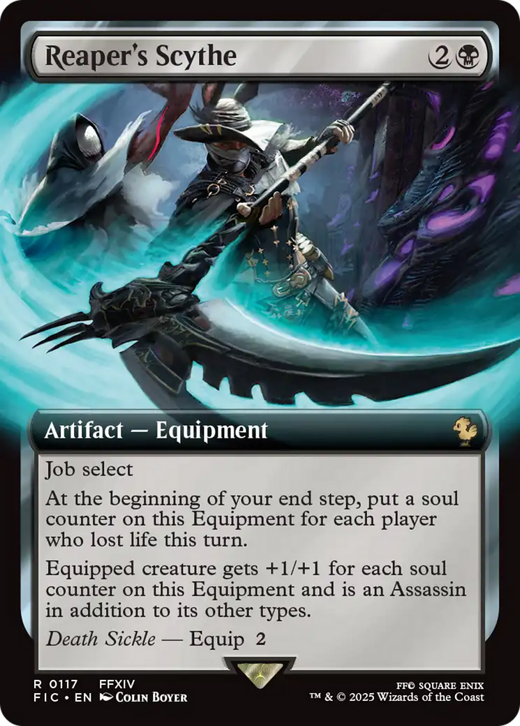 Reaper's Scythe (Extended Art) [FINAL FANTASY Commander] | Rock City Comics
