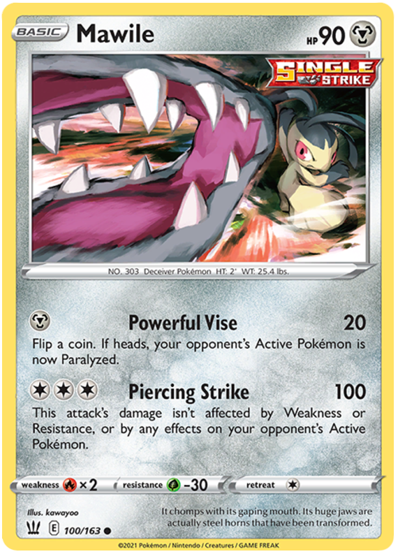 Mawile (100/163) [Sword & Shield: Battle Styles] | Rock City Comics