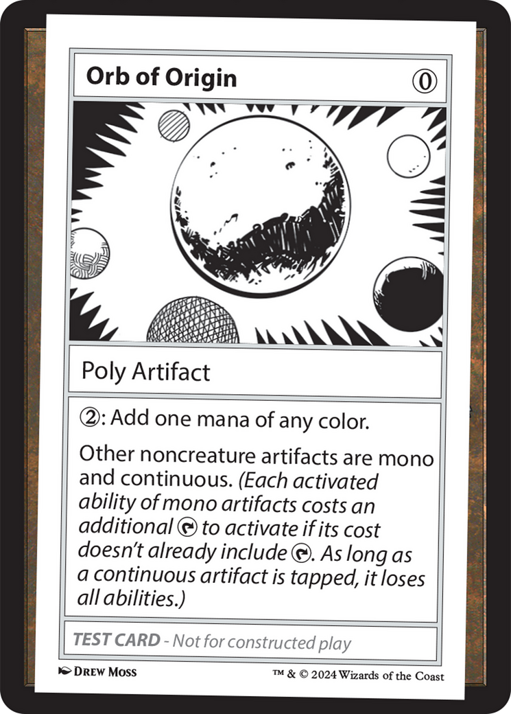 Orb of Origin [Mystery Booster 2 Playtest Cards] | Rock City Comics