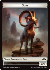 Goat // Timeless Witness Double-Sided Token [Tarkir: Dragonstorm Commander Tokens] | Rock City Comics
