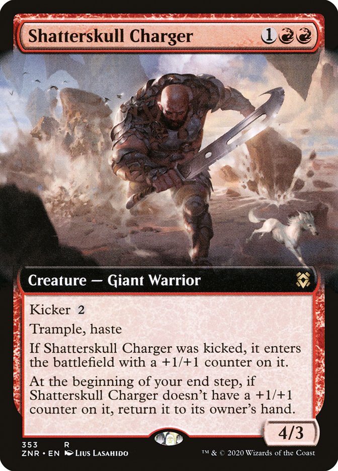 Shatterskull Charger (Extended Art) [Zendikar Rising] | Rock City Comics