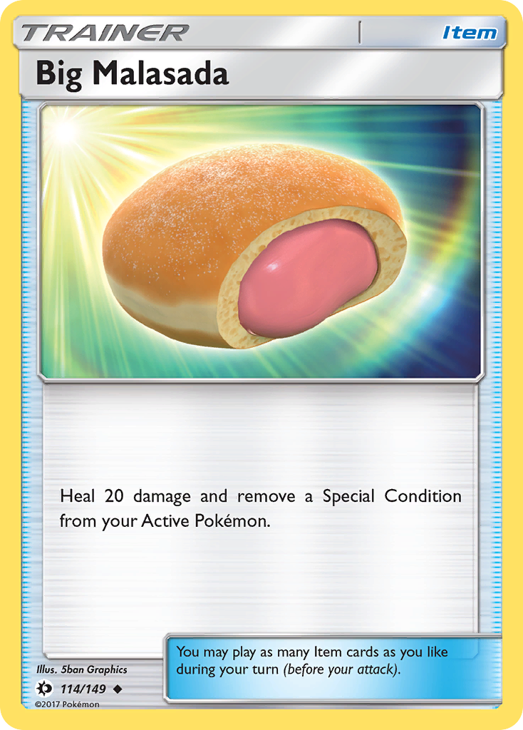 Big Malasada (114/149) [Sun & Moon: Base Set] | Rock City Comics