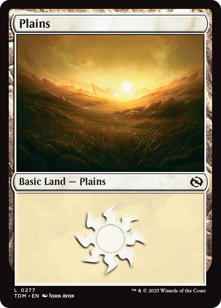 Plains (0277) [Tarkir: Dragonstorm] | Rock City Comics