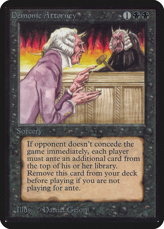 Demonic Attorney [Alpha Edition] | Rock City Comics
