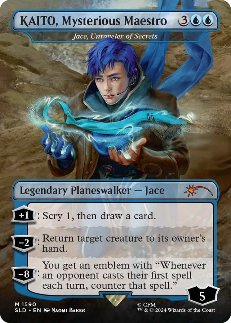 KAITO, Mysterious Maestro - Jace, Unraveler of Secrets [Secret Lair Drop Series] | Rock City Comics