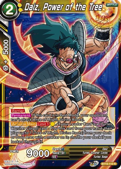 Daiz, Power of the Tree (BT15-110) [Saiyan Showdown] | Rock City Comics