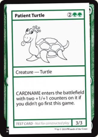 Patient Turtle (2021 Edition) [Mystery Booster Playtest Cards] | Rock City Comics