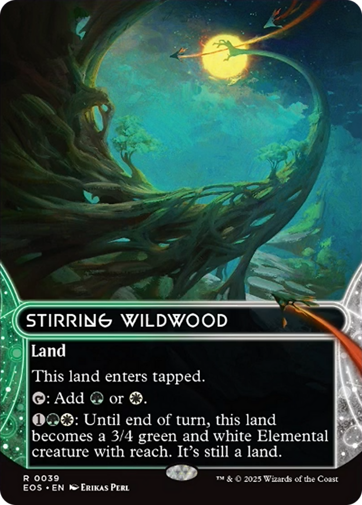 Stirring Wildwood (0039) (Borderless) [Edge of Eternities: Stellar Sights] | Rock City Comics