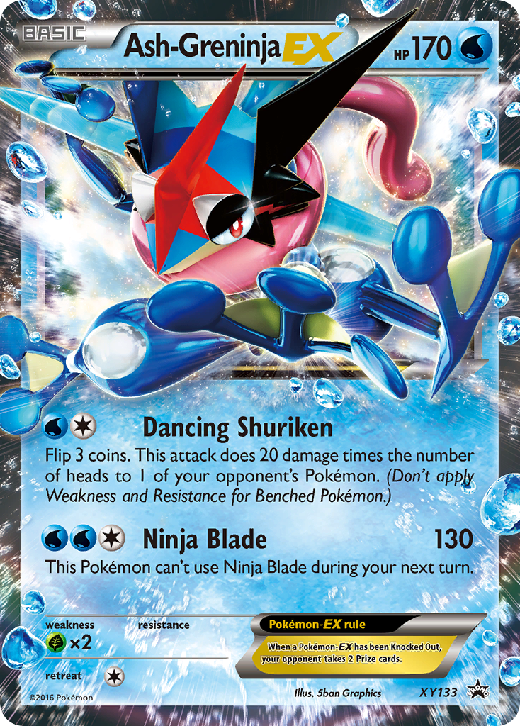 Ash-Greninja EX (XY133) [XY: Black Star Promos] | Rock City Comics