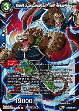 Great Ape Bardock, Allied Assault (P-318) [Tournament Promotion Cards] | Rock City Comics