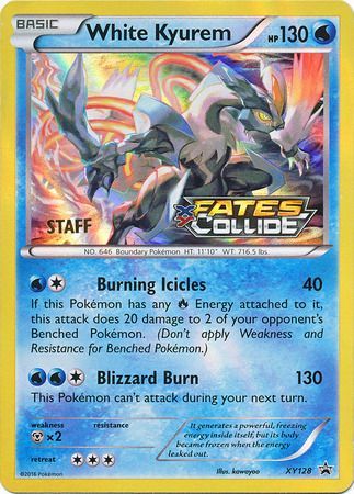 White Kyurem (XY128) (Staff) [XY: Black Star Promos] | Rock City Comics