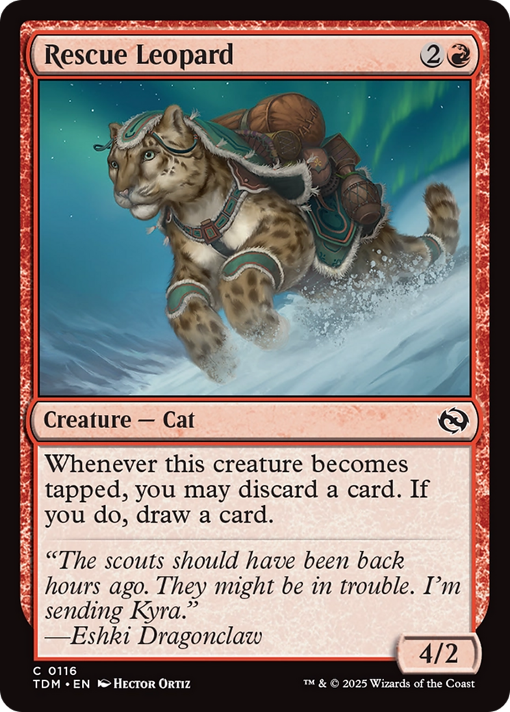 Rescue Leopard [Tarkir: Dragonstorm] | Rock City Comics