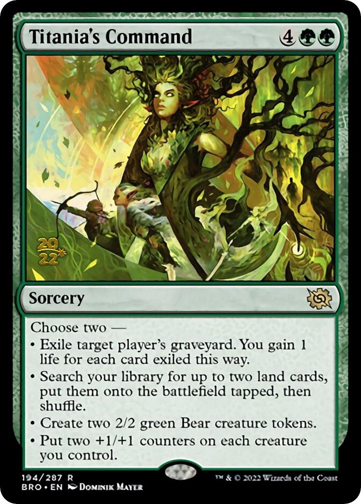 Titania's Command [The Brothers' War Prerelease Promos] | Rock City Comics
