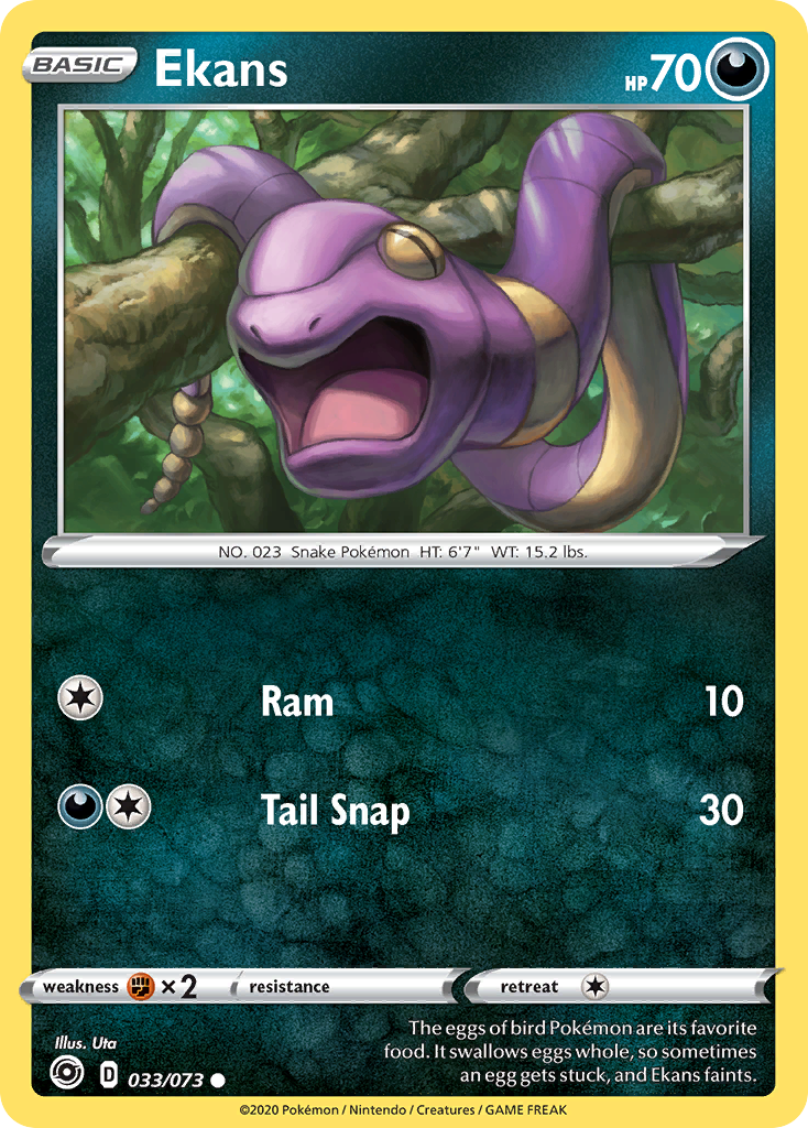 Ekans (033/073) [Sword & Shield: Champion's Path] | Rock City Comics