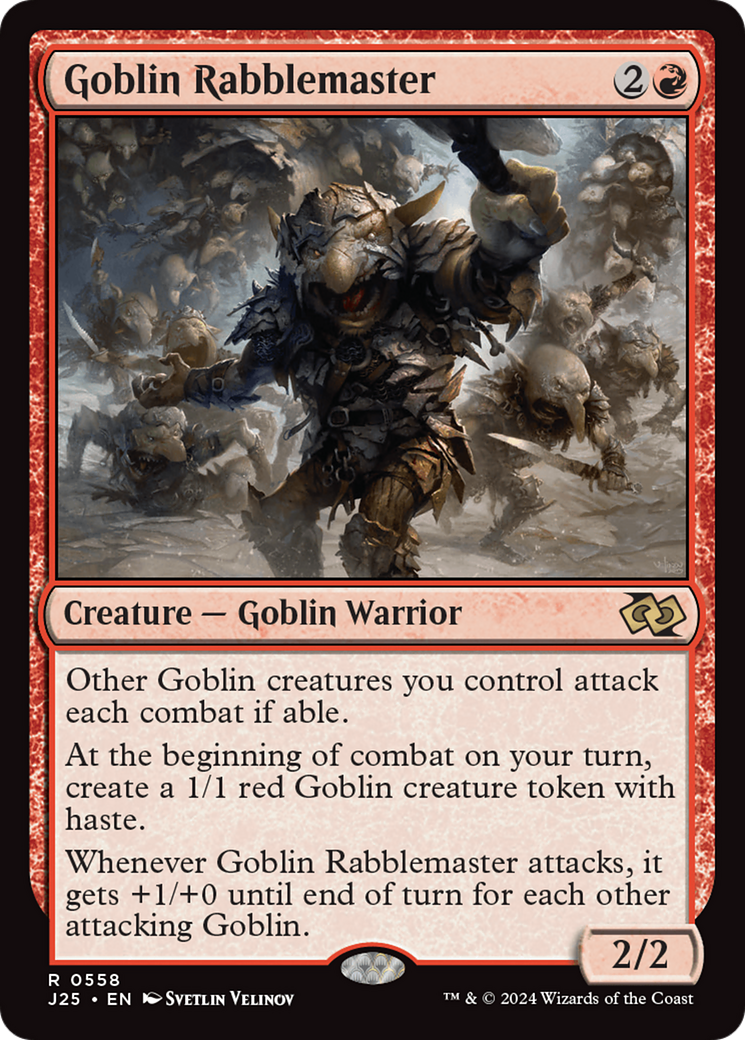 Goblin Rabblemaster [Foundations Jumpstart] | Rock City Comics