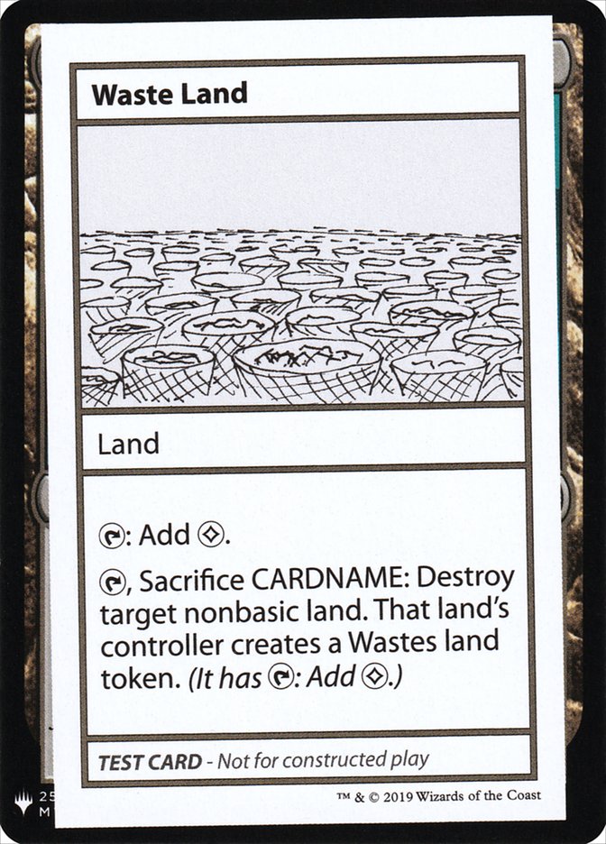 Waste Land [Mystery Booster Playtest Cards] | Rock City Comics