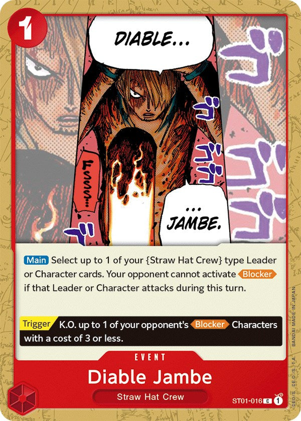 Diable Jambe [Starter Deck: Straw Hat Crew] | Rock City Comics