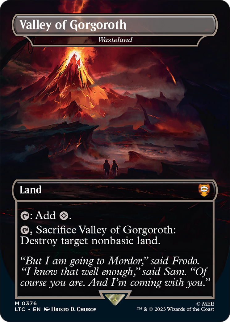 Valley of Gorgoroth - Wasteland [The Lord of the Rings: Tales of Middle-Earth Commander] | Rock City Comics