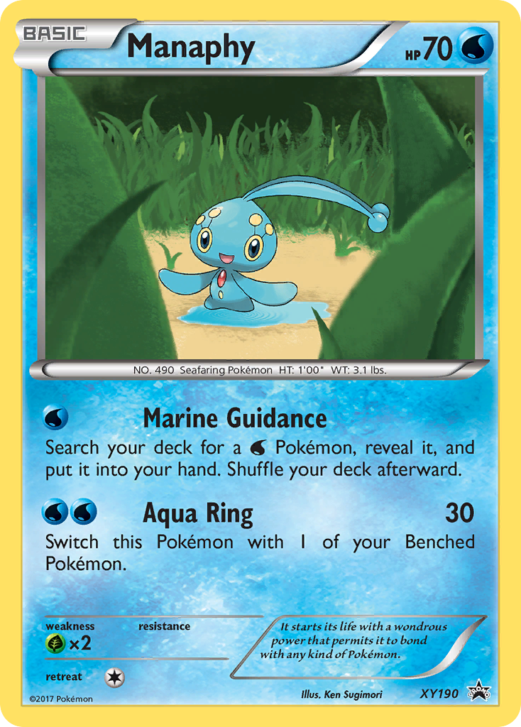 Manaphy (XY190) [XY: Black Star Promos] | Rock City Comics