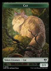 Eldrazi // Cat (0030) Double-Sided Token [Commander Masters Tokens] | Rock City Comics