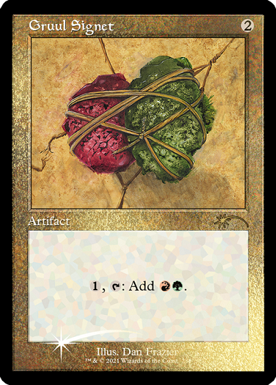 Gruul Signet (Retro) (Foil Etched) [Secret Lair Drop Series] | Rock City Comics