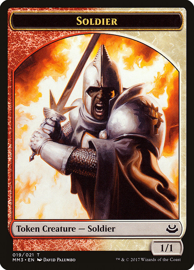 Soldier Token (019/021) [Modern Masters 2017 Tokens] | Rock City Comics