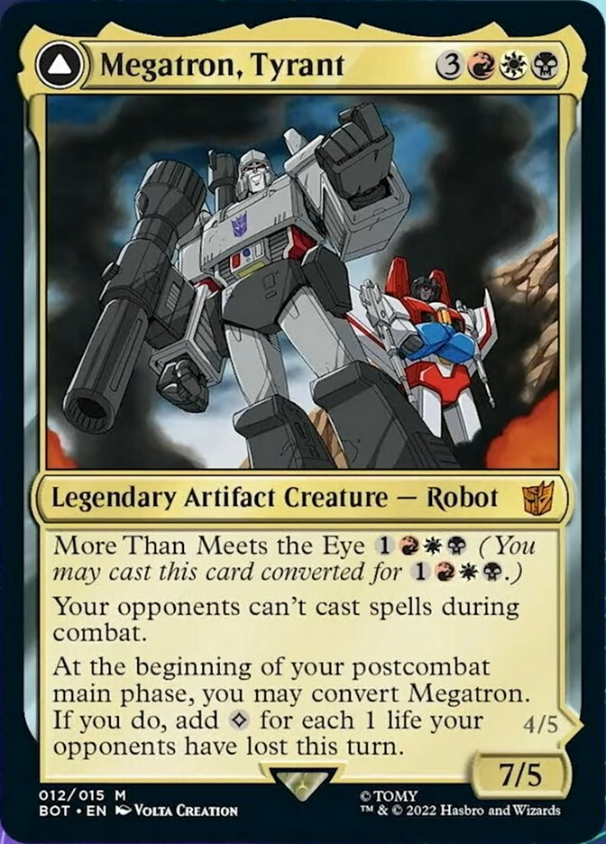 Megatron, Tyrant // Megatron, Destructive Force [Transformers] | Rock City Comics