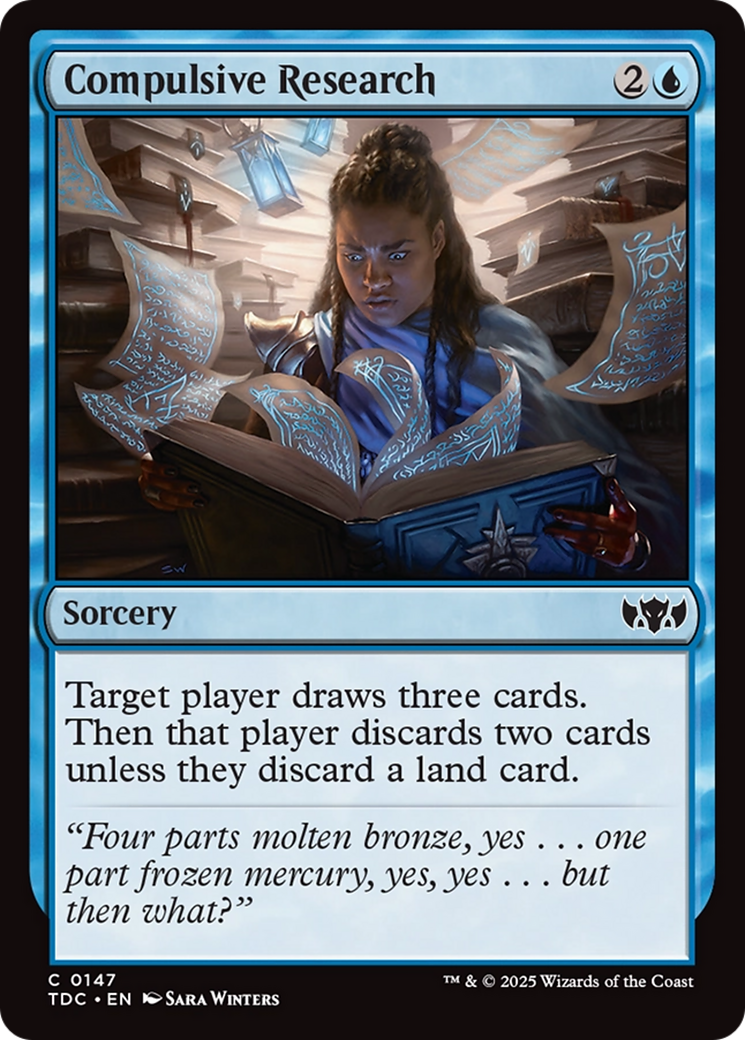 Compulsive Research [Tarkir: Dragonstorm Commander] | Rock City Comics
