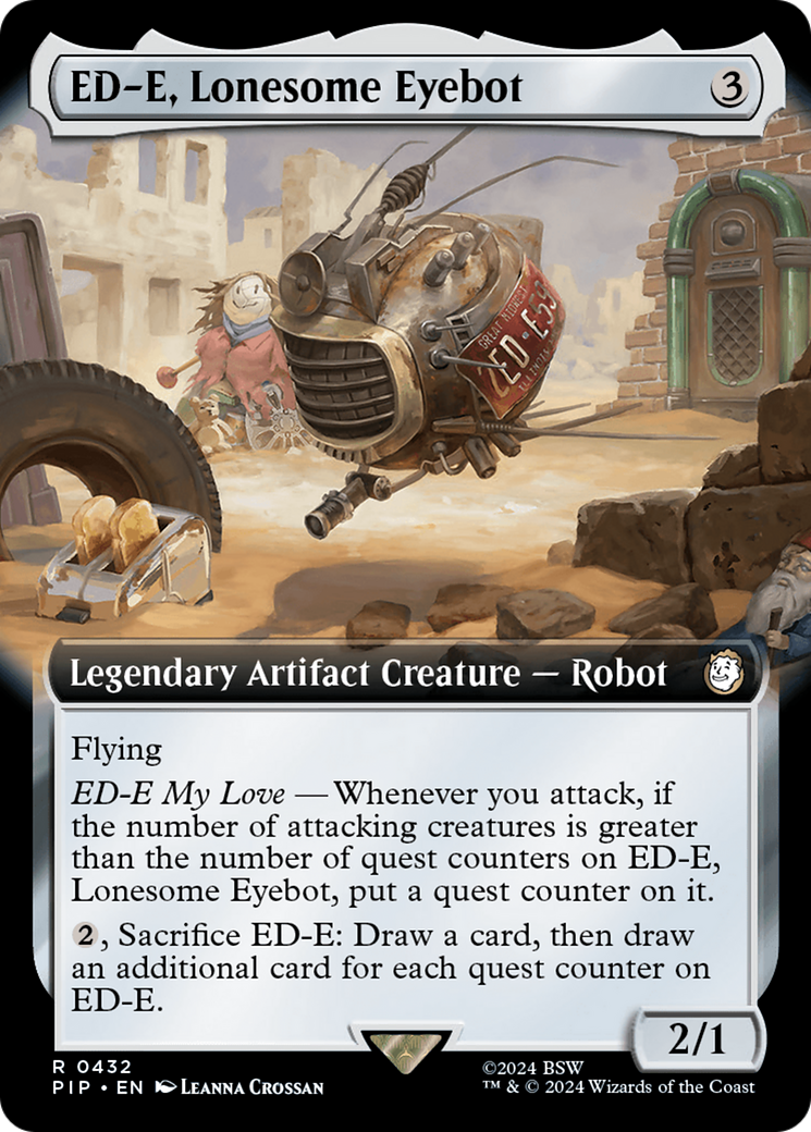 ED-E, Lonesome Eyebot (Extended Art) [Fallout] | Rock City Comics