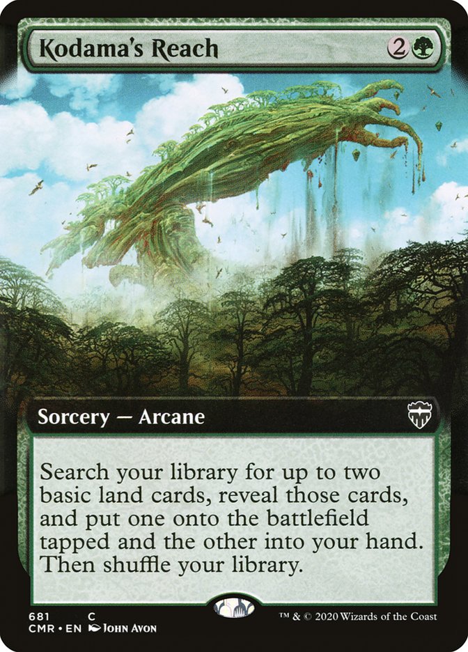 Kodama's Reach (Extended Art) [Commander Legends] | Rock City Comics