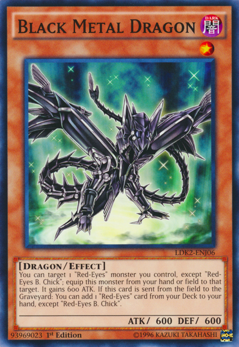 Black Metal Dragon [LDK2-ENJ06] Common | Rock City Comics