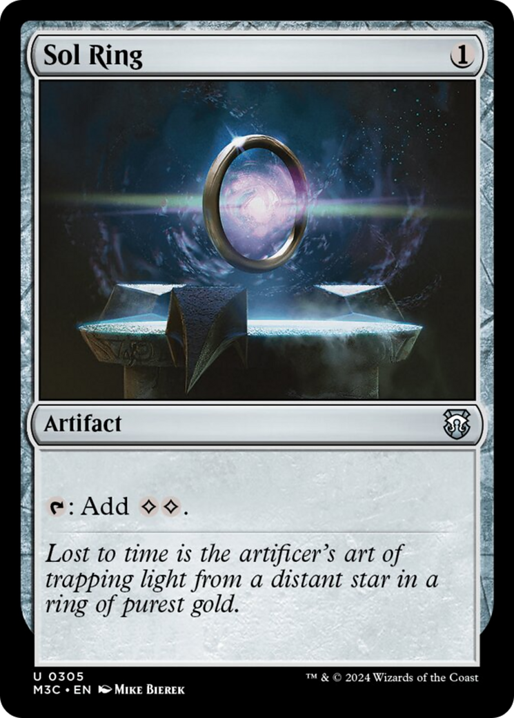 Sol Ring (Ripple Foil) [Modern Horizons 3 Commander] | Rock City Comics