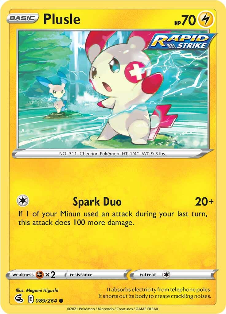 Plusle (089/264) [Sword & Shield: Fusion Strike] | Rock City Comics