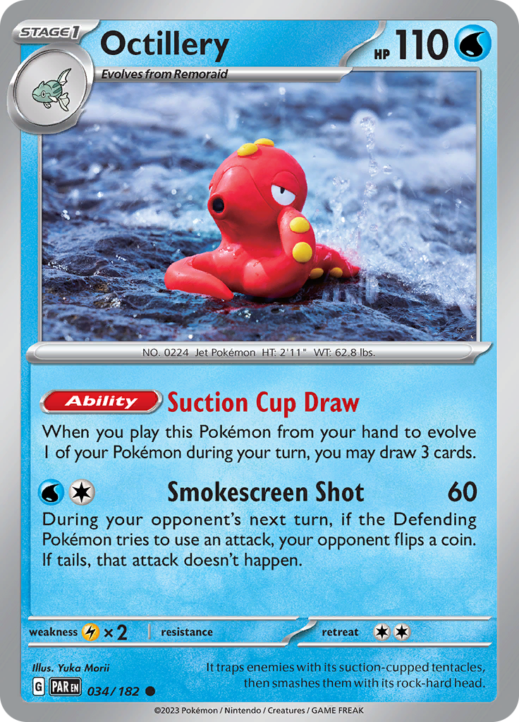 Octillery (034/182) [Scarlet & Violet: Paradox Rift] | Rock City Comics