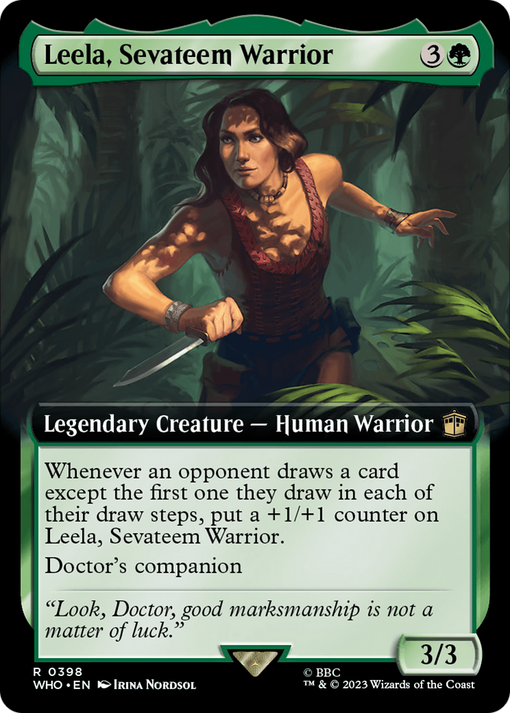 Leela, Sevateem Warrior (Extended Art) [Doctor Who] | Rock City Comics