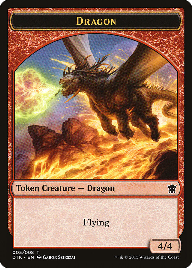Dragon Token [Dragons of Tarkir Tokens] | Rock City Comics