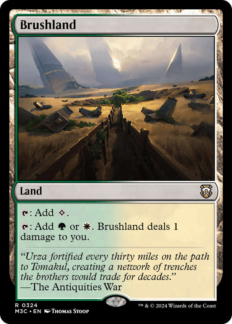 Brushland (Ripple Foil) [Modern Horizons 3 Commander] | Rock City Comics