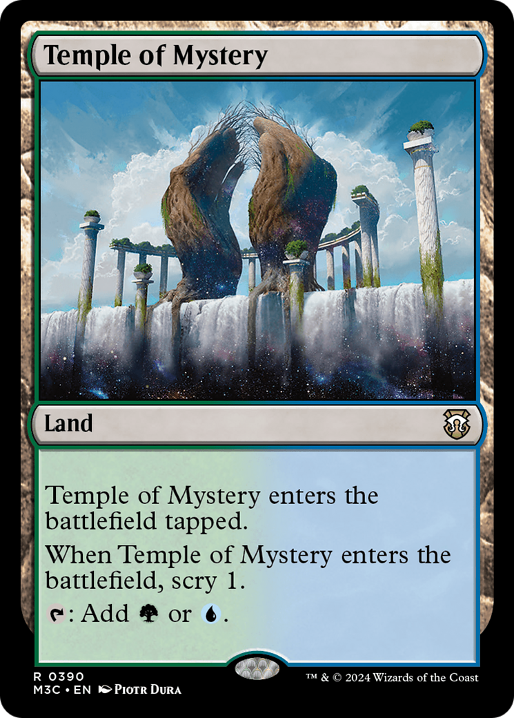 Temple of Mystery (Ripple Foil) [Modern Horizons 3 Commander] | Rock City Comics