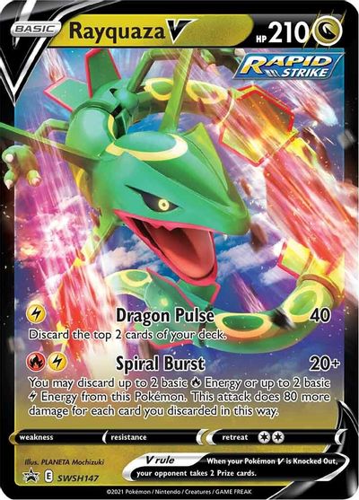 Rayquaza V (SWSH147) [Sword & Shield: Black Star Promos] | Rock City Comics