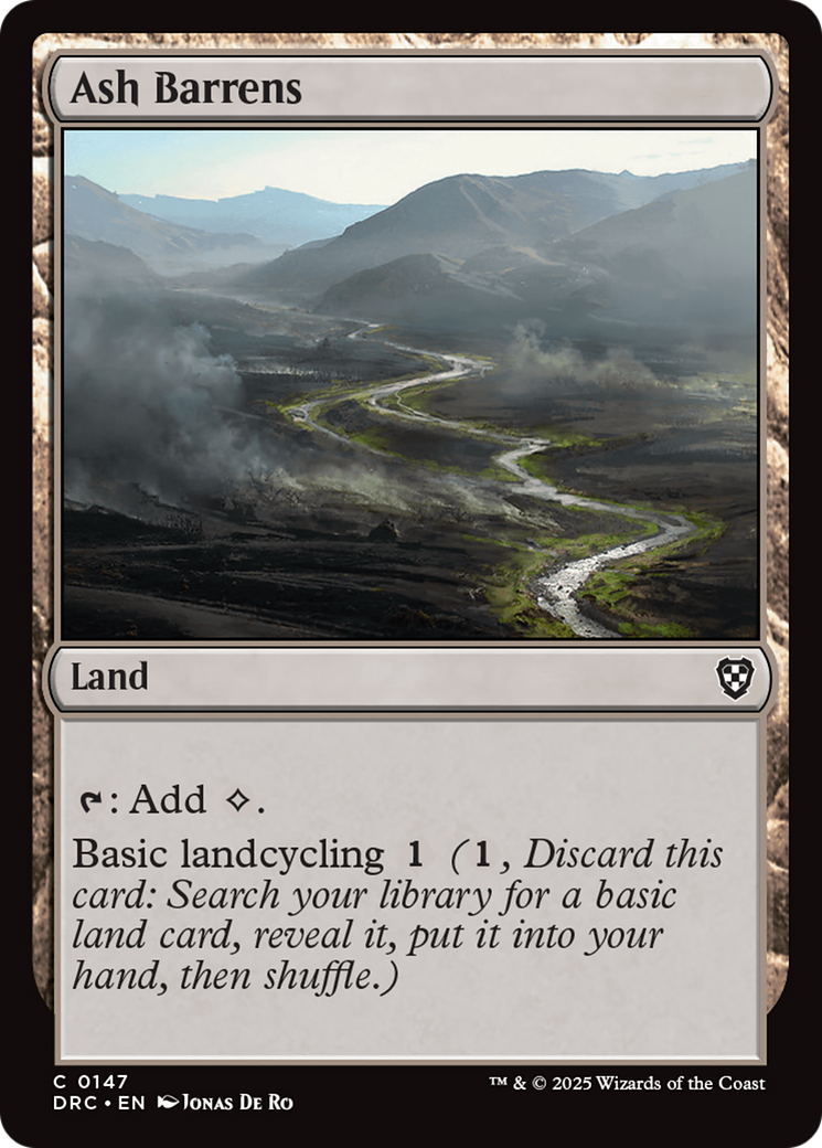 Ash Barrens [Aetherdrift Commander] | Rock City Comics